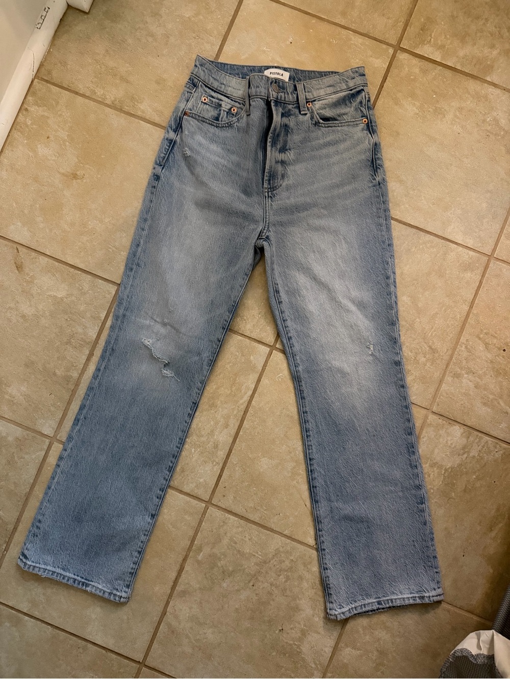 pistola Light Blue Relaxed woman's Jeans